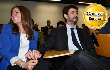 Andrea Agnelli sevgilisi için İtalya'dan ev aldı!