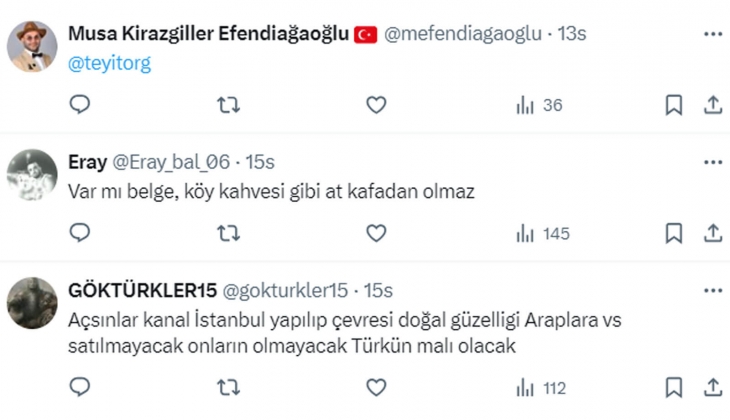 Murat Muratoğlu: Arabistan da Kanal İstanbul yapılmadığı için dava açıyorlarmış! 