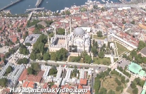 Süleymaniye Camii'nin havadan yeni görüntüleri!