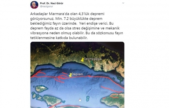 Prof. Dr. Naci Görür den korkutan açıklama!
