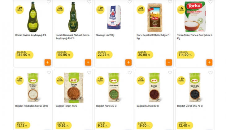 Migros ta köftelik bulgur 20, ton balığı 29, sızma zeytinyağı 119 TL! Yüzde 39 a varan dev indirimi kaçırmayın!