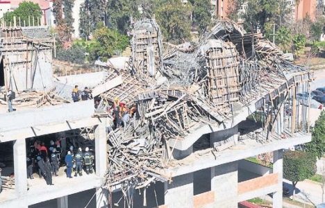 Adana SGK binasının çökme davasında 5 kişiye ceza verildi!