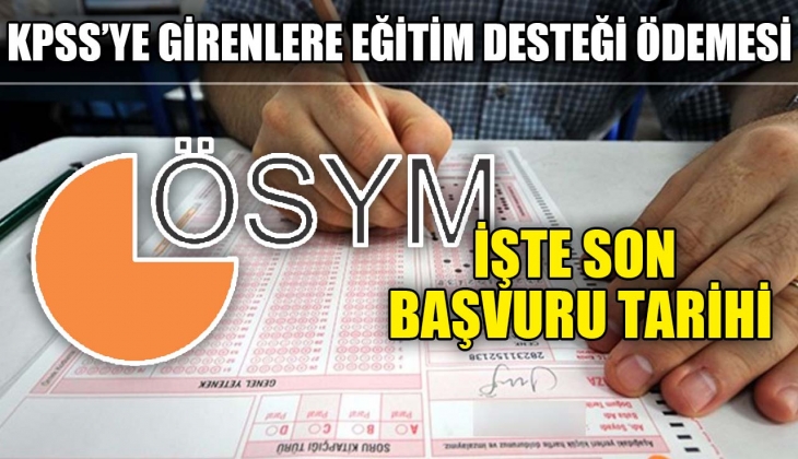 KPSS 2022 sınavaına gireceklere destek ödemesi yapılacak! İşte başvuru şartları