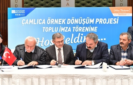 Üsküdar Kirazlıtepe dönüşüm projesinde imzalar atıldı!