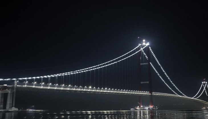 1915 Çanakkale Köprüsü planlanandan 18 ay önce tamamlandı!