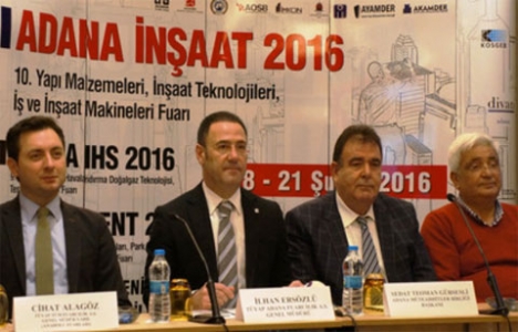 İnşaat sektörü Adana'daki fuarda buluşacak!