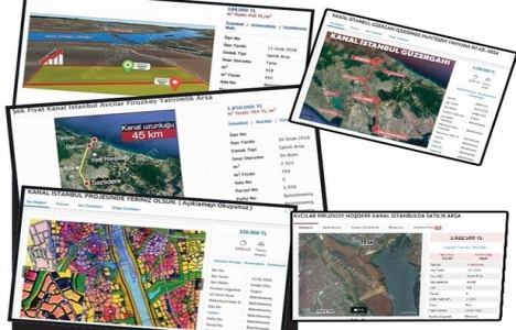 Kanal İstanbul da arsa dolandırıcılığına dikkat!