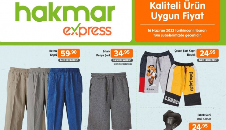 Hakmar Express'te bu hafta neler var? İşte 16 Haziran 2022 aktüel ürünler kataloğu fiyat listesi