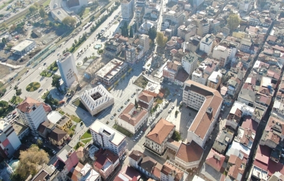 Samsun Saathane Projesi nde 8 katlı binanın yıkımı tamamlandı!