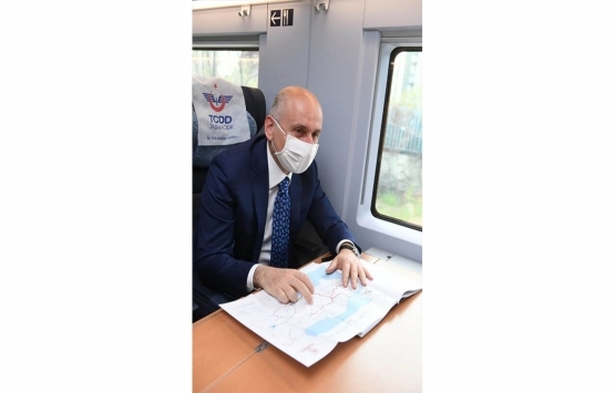 Adil Karaismailoğlu, Konya-Karaman YHT Hattı nın ilk test sürüşünü gerçekleştirdi!