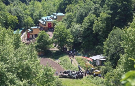 Kocaeli'deki kaçak bungalov evlerin yıkımında gerginlik!