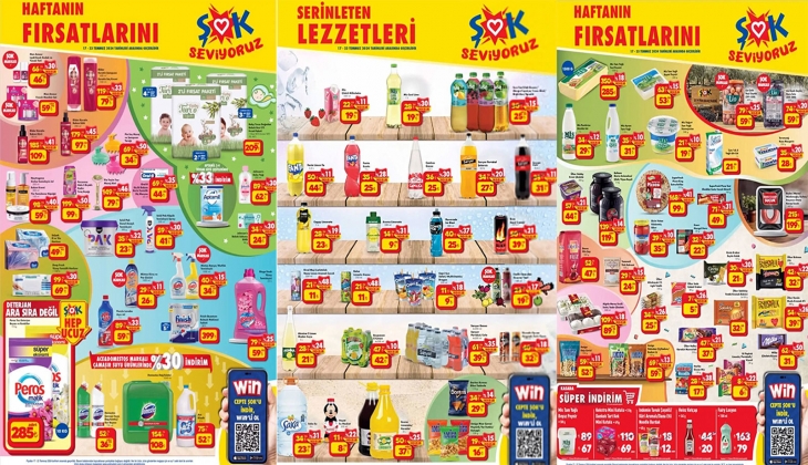 ŞOK 17-23 Temmuz 2024 haftanın fırsatları kataloğu! 