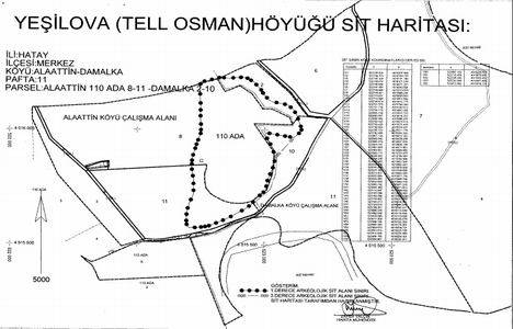 Hatay Teli Osman Höyüğü için iki köyde iki parsele arkeolojik sit alanı kararı!