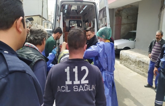 Muğla'da inşaat işçisinin ayağına demir saplandı!