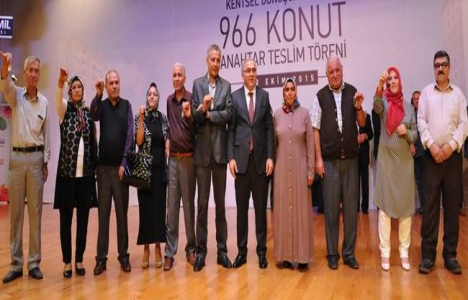 Gaziantep Şehitkamil Seyrantepe Projesi'nde 966 konutun teslimi yapıldı!