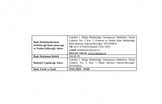 Esenyurt ta 6.4 milyon TL ye yapım karşılığı kiralama ihalesi!