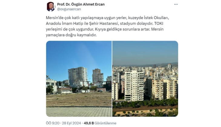 Deprem uzmanından yapılaşma açıklaması: O ili uyardı ve Kıyılara geldikçe sorun artar dedi!