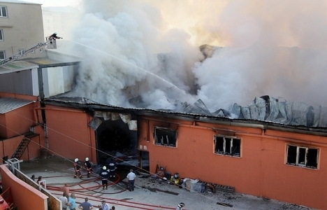 Kocaeli'de fabrika yangını çıktı!