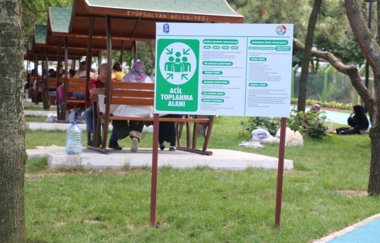 Eyüpsultan deprem toplanma alanları!