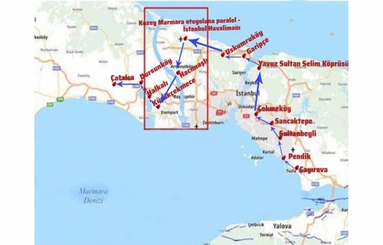 3. köprü, İstanbul Havalimanı ve Kanal İstanbul hızlı tren güzergahı!
