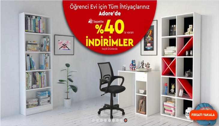Adore Mobilya öğrenci odalarında yüzde 40 indirim! İşte 27 Eylül 2022 fiyat listesi