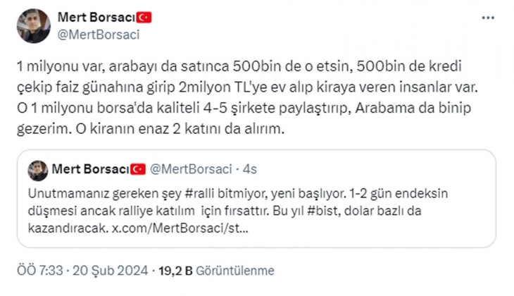 Borsa yatırımı kira getirisinden daha fazla kazandırabilir mi? Yatırımcılar dikkat!