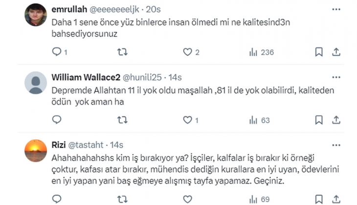 İnşaat mühendislerinden maaş tepkisi: İnşaatta Nijer kalitesine dönersiniz!