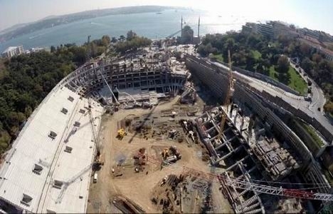 Vodafone Arena inşaatının son hali!