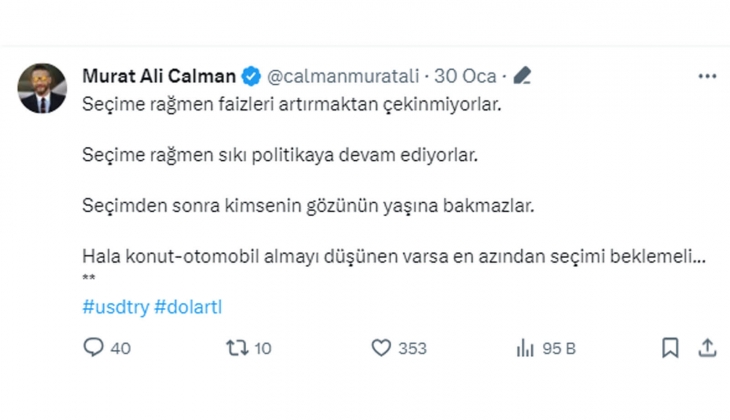 Konut ve otomobil almayı düşünenler seçimi beklemeli mi? Fiyatlar düşer mi?