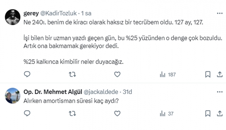 Kira amorti süresi 240 ay yerine 1560 ay oldu: Kim kira geliri için yatırım yapar?