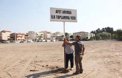 izmir afet alanları