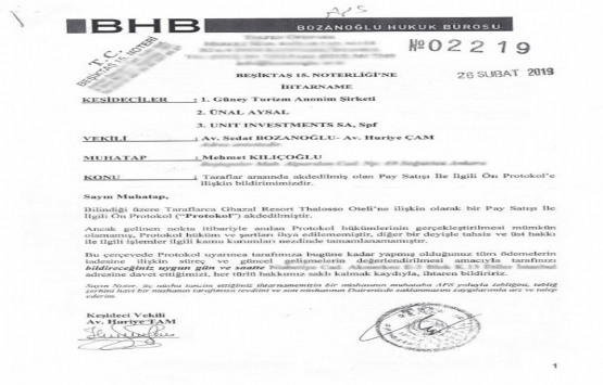 Ünal Aysal aynı oteli iki ayrı firmaya mı satmak istedi?