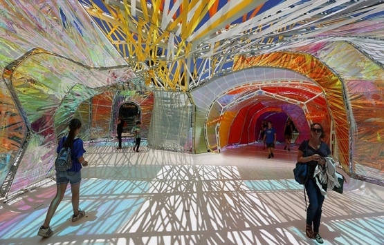 Los Angeles taki Serpentine Pavyonu ziyarete açıldı!