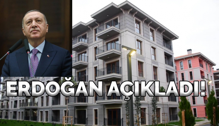 Cumhurbaşkanı Erdoğan kimleri kapsayacağını açıkladı! 12 ilde yeni özel sosyal konut projesi başlıyor! 
