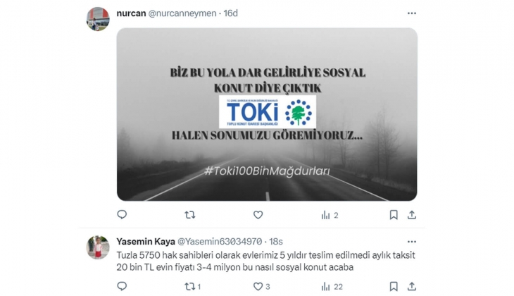 TOKİ Eskişehir 100 bin konut projesinde taksitler 22 bin TL ye kadar yükseldi! Mağdurlar tepkili!