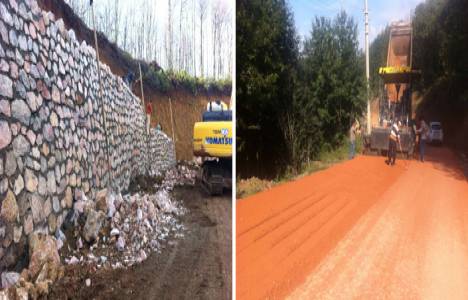 Bahçecik'te 9 kilometre yol çalışması yapıldı!