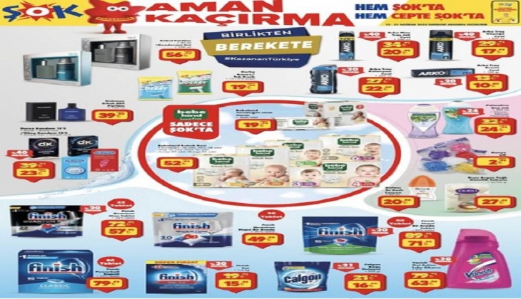 ŞOK 15 Haziran Çarşamba kataloğu! 15 Haziran Çarşamba ŞOK kataloğu yayınlandı mı? 