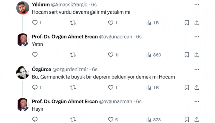 Ege Denizi 3,6 büyüklüğünde sallandı! Deprem uzmanı Övgün Ahmet Ercan, Gerilim doğuya kayıyor uyarısını yaptı!