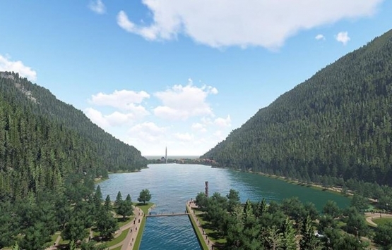 Uzungöl deki dönüşümde 1. etap tamam! Göl çevresindeki yapılar yıkılıyor!