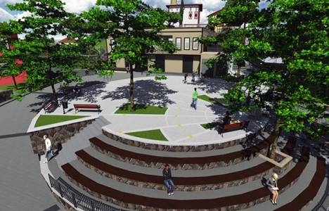 Kocaeli Akçakoca Kent Meydanı projesi