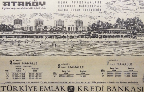 1966 yılında Ataköy'de, Emlak Kredi Bankası dairelerinin satışları devam ediyormuş!