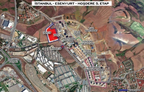 Emlak Konut Hoşdere 5. Etap arsa ihalesi 22 Mart ta!