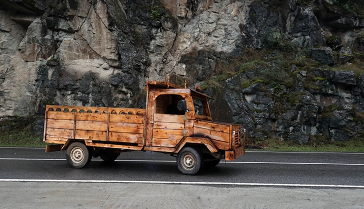 Trabzonlu İnşaat ustası hurda malzemelerinden öyle bir şey yaptı ki görenler hayrete düştü!