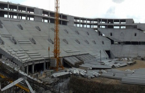 Timsah Arena inşaatında son durum!