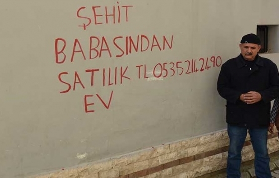 Şehit babası Şaban Dalgılıç ın evine satış emri geldi!
