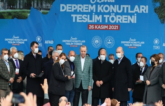 İzmir deprem konutları teslim edildi!