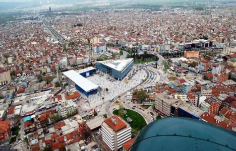 Bursa Kent Meydanı'nda metruk yapılar yıkılıyor!