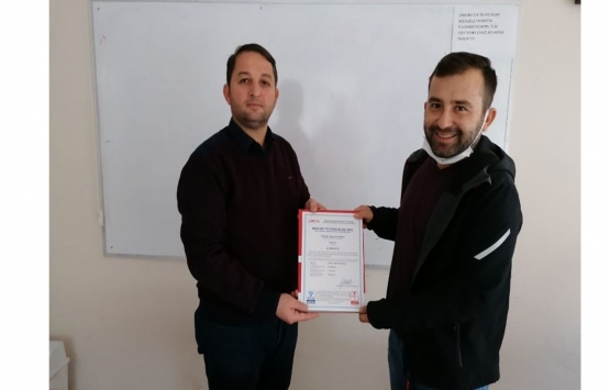 Milaslı emlak danışmanları yeterlilik belgelerini teslim aldı!