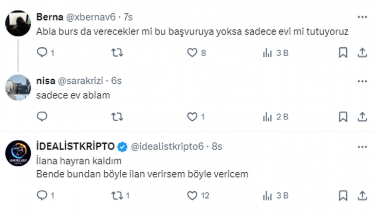 Göreni hayrete düşüren kiralık ev ilanı: Açıköğretim öğrencileri kabul edilmeyecek, BB ve üzeri not şartı aranacak!