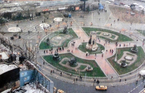 Taksim yayalaştırma çalışmaları